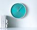 Wall Clock "Turquoise Harmonica" by Atelier Article