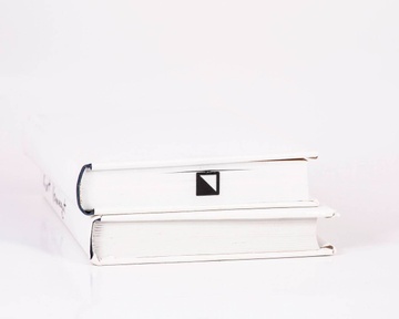 Metal Bookmark "Half square" by Atelier Article, Black