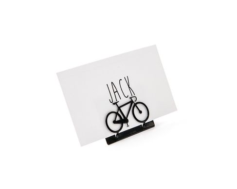 Place card holder // wedding theme party Bicycle // by Atelier Article, Black