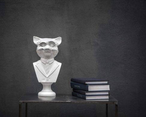 Fox Bust // Modern sculpture // Animal head by Atelier Article