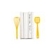 Kitchen bookends "Yellow Spatula and Whisk" by Atelier Article, Yellow