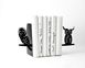 Decorative Bookends "A Pair of Wise Birds" by Atelier Article, Black