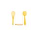 Kitchen bookends "Yellow Spatula and Whisk" by Atelier Article, Yellow