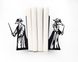 Goth bookends Plaque Doctors - perfect gift for goth literature lover