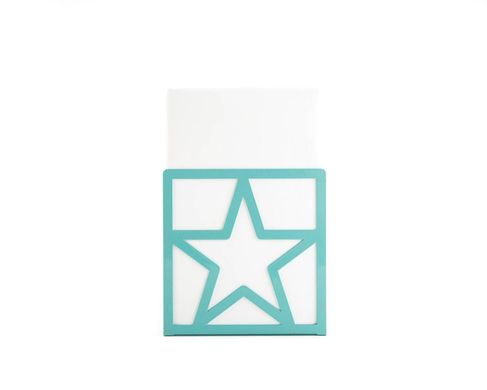 Unique bookends «Star» by Atelier Article, Green