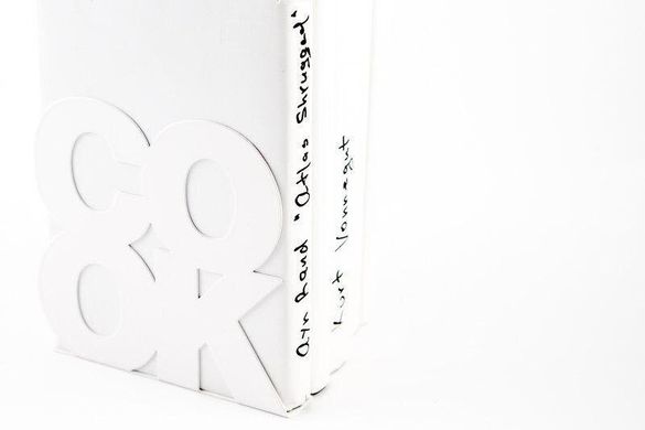 Metal kitchen bookend // CookOne // kitchen decor by Atelier Article, White
