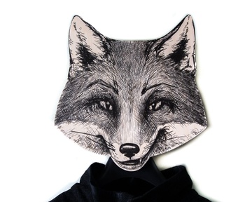 Unique hook // hanger - mask - Fox // by Atelier Article, Assorted