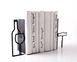 Metal Kitchen bookends «Less whine more wine» by Atelier Article, Black