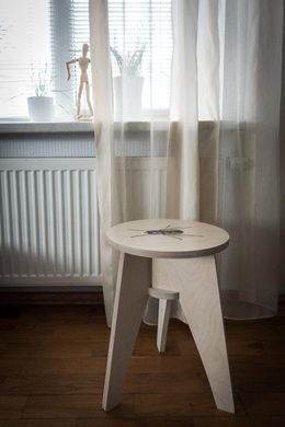 Plywood stool with a Fly On // by Atelier Artilce, Assorted