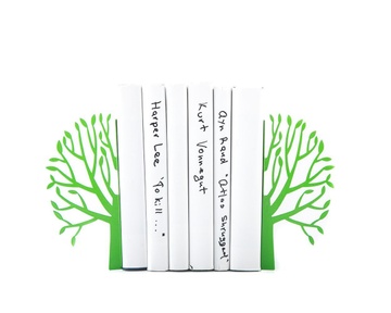 Metal bookends "Green Spring". Functional decor by Atelier Article, Green
