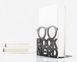 A metal bookend Nerd by Atelier Article, Black