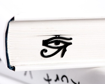 Metal Bookmark for books "Eye in the sky" by Atelier Article, Black