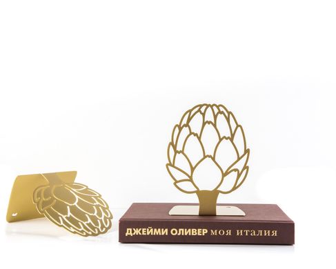 Kitchen bookends «Artichoke» Golden edition by Atelier Article, Golden