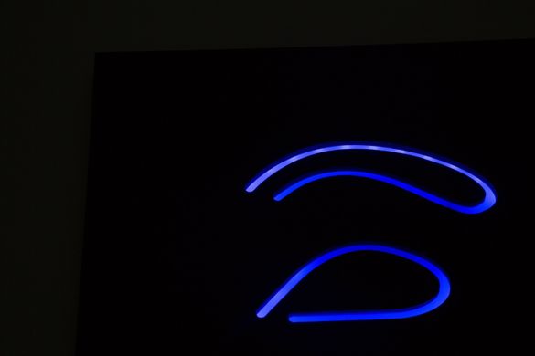 Man cave Decor Wall Light Neon Sign Anonymous by Atelier Article, Navy