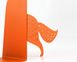 Metal Bookends "Reading Fox" Woodland theme decor by Atelier Article, Peach