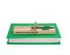 Green Metal Bookmark Sharp Reader by Atelier Article, Green