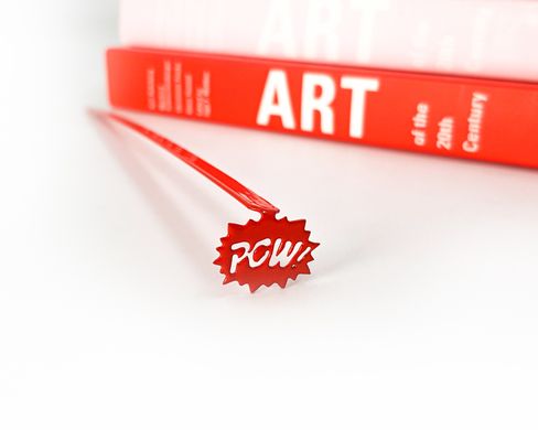 Metal Bookmark // Speech Bubble // Pow Red edition // by Atelier Article, Red