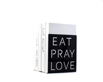 Kitchen bookend // Eat, Pray, Love // by Atelier Article, Black