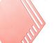 Metal Bookends «Coral Geometry and Stipes» by Atelier Article, Pink