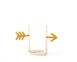 Metal Bookends "Golden Arrow" Functional decor by Atelier Article, Golden