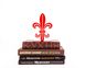 Unique bookends «French Lily» Red edition by Atelier Article