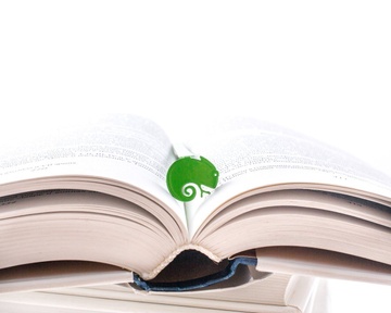 Metal Bookmark "Green Lizard" by Atelier Article, Зелений