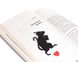 Black metal bookmark Mouse Stories, Black
