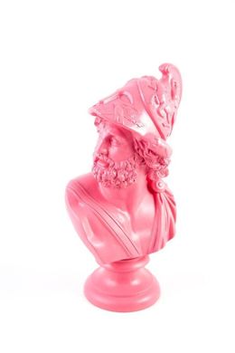 Mennelaus King of Sparta Ceramic Plaster Bust Statue Pink edition