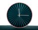 Wall Clock "Harmonica" by Atelier Article