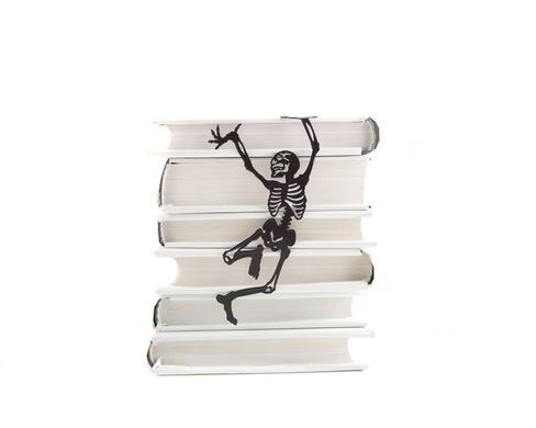 Metal bookmark for books "Dancing bones" by Atelier Article, Black