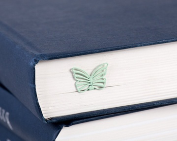 Metal Bookmark "Butterfly" by Atelier Article, Green