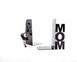 Metal Kitchen bookends «Mom Cooks» by Atelier Article, Black