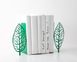 Metal «Tree Bookends» green edition. Magritte inspired bookends by Atelier Article, Green