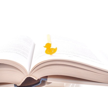 Metal Bookmark / Yellow Duck / by Atelier Article, Yellow