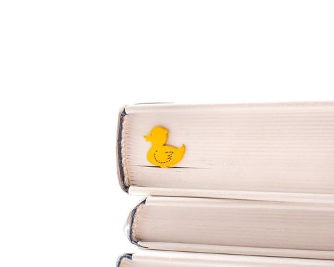 Metal Bookmark / Yellow Duck / by Atelier Article, Yellow