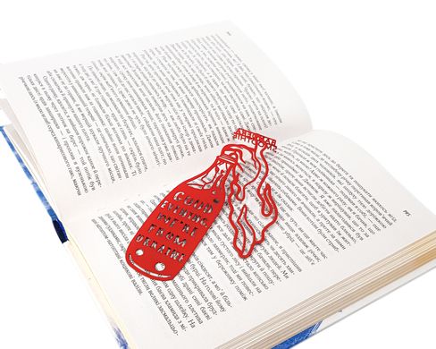 Metal Bookmark Bandera Smoothie, Red