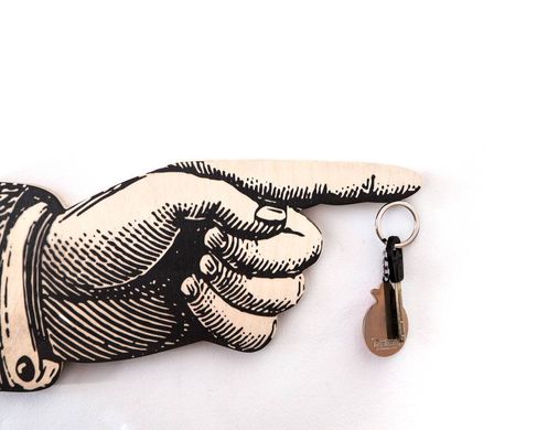 Magnet Key Wall Organizer // Pointing finger // by Atelier Article, Assorted