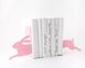 Nursery bookends «Hare on the run» Pink edition by Atelier Article, Pink