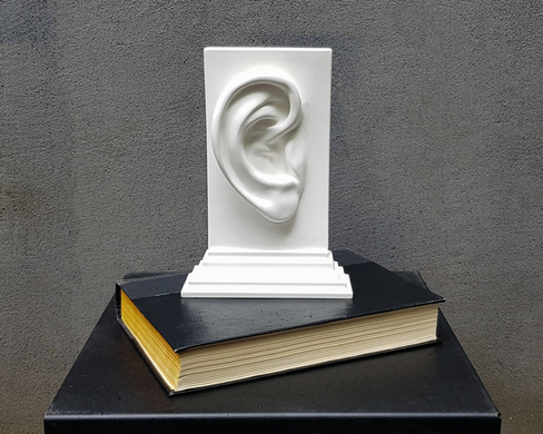 Plaster Bookends Ears