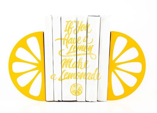 Kitchen Bookends «Lemons» by Atelier Article, Yellow