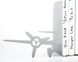 Unique metal bookends «A Plane from the Past» by Article Republic, Silver