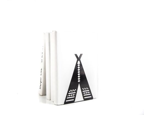 A Unique metal bookend // Tipi - Teepee Tent // by Atelier Article, Black
