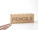 Desk organizer // for pencils, brushes and pens // PENCILS // by Atelier Article, Beige