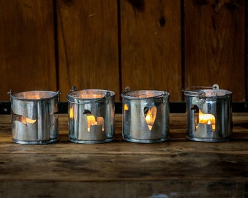 «Nordic Buckets» Candle Holders by Atelier Article