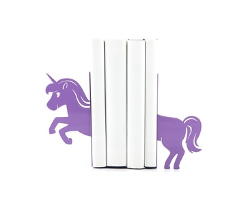 Nursery bookends «Unicorn» by Atelier Article, Purple