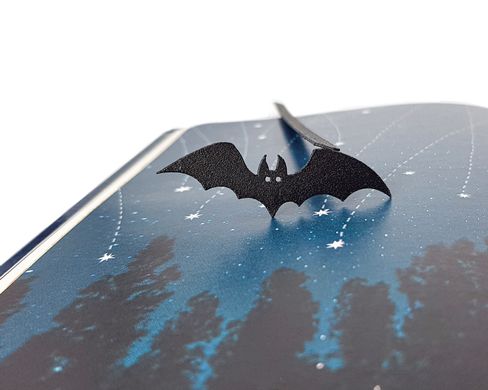 Cryptid Bookmark Bat, Black