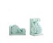 Classical Acanthus Corbel Bookends Lucite Green edition by Atelier Article, Green