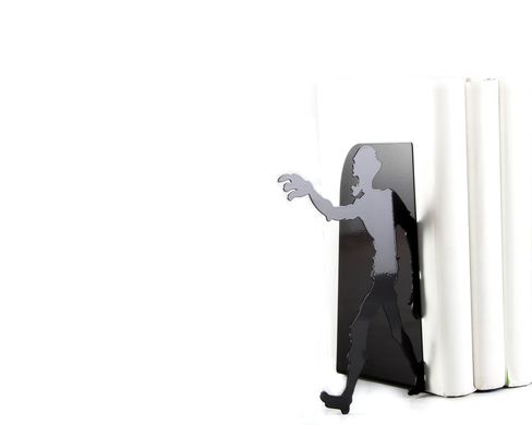 Metal bookends // Reading Zombies // by Atelier Article, Black