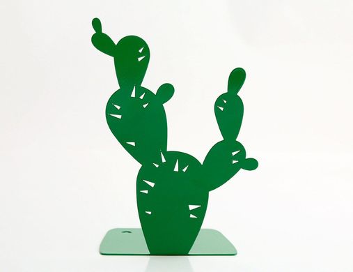 One bookend "Cactus Twin" functional shelf decor by Atelier Article, Green