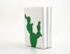 One bookend "Cactus Twin" functional shelf decor by Atelier Article, Green